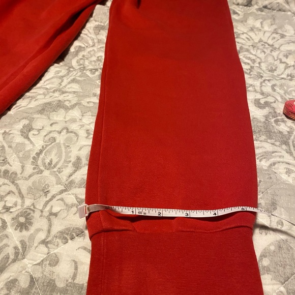 Adidas NEO 3 Stripe Red Joggers - Picture 4 of 16